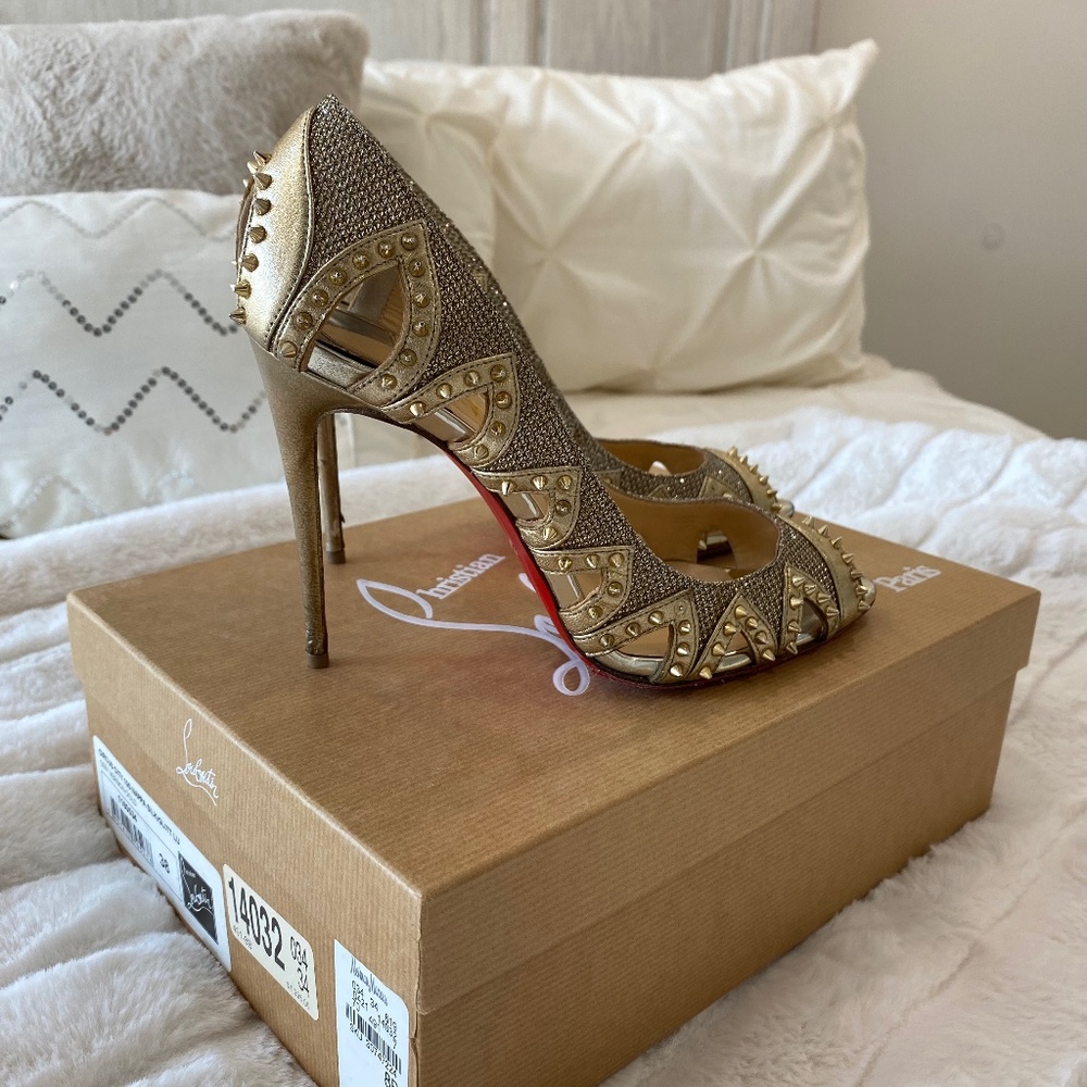 Christian Louboutin Circus City Gold